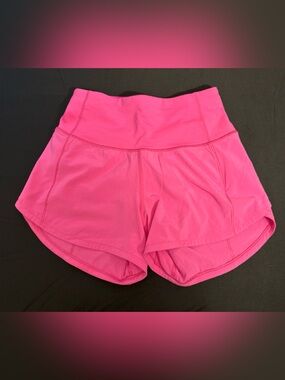Lululemon Women’s Hot Pink Speed Up Running Shorts